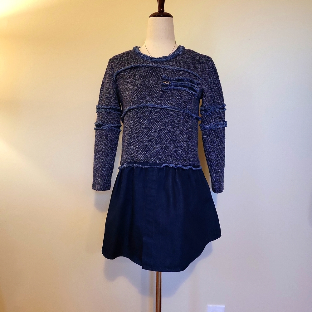 Sweater Denim Tunic